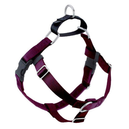 2 Hounds Design Burgundy Freedom No-Pull Dog Harness