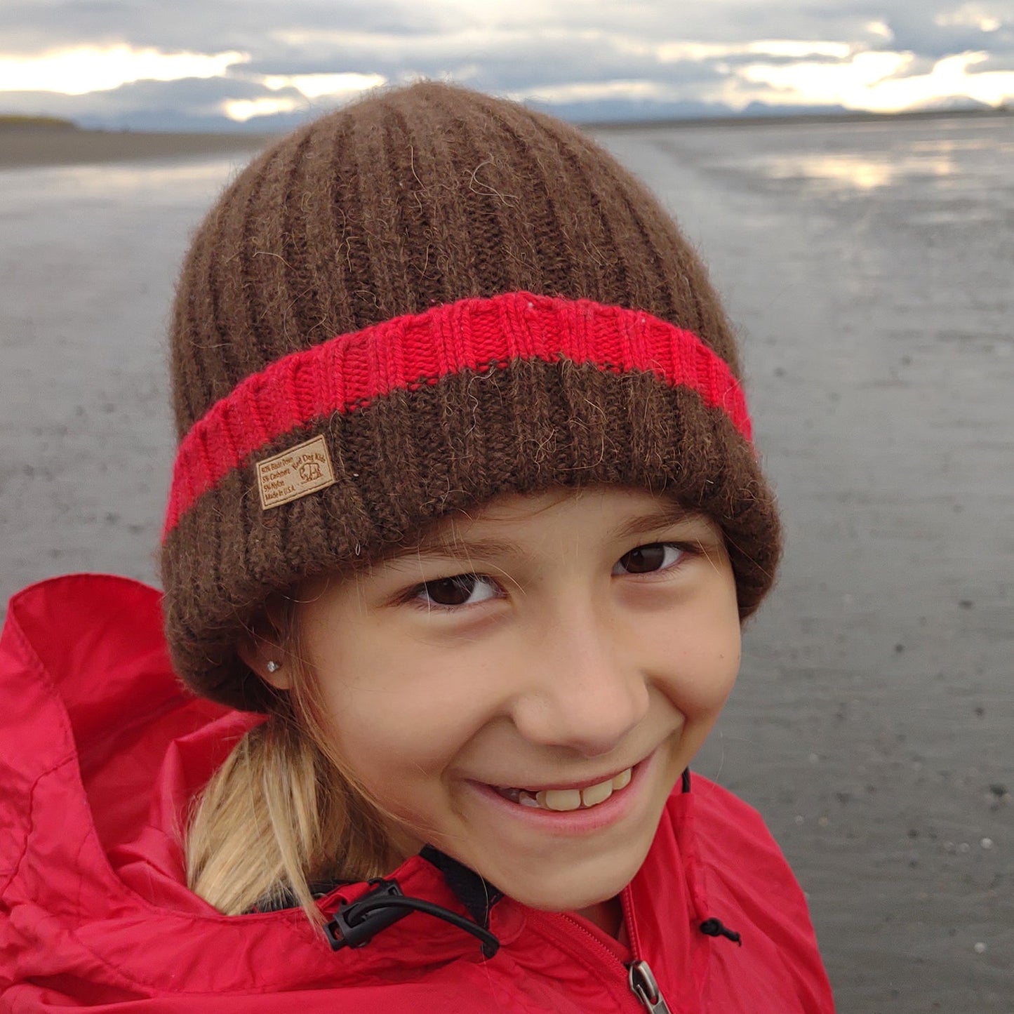 The Buffalo Wool Co. Red Dog Kids Beanie