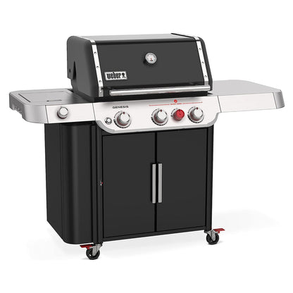 Weber Genesis E - 335 Stainless Steel 3 Burner Liquid Propane Gas Grill, Black - Angler's Pro Tackle & Outdoors