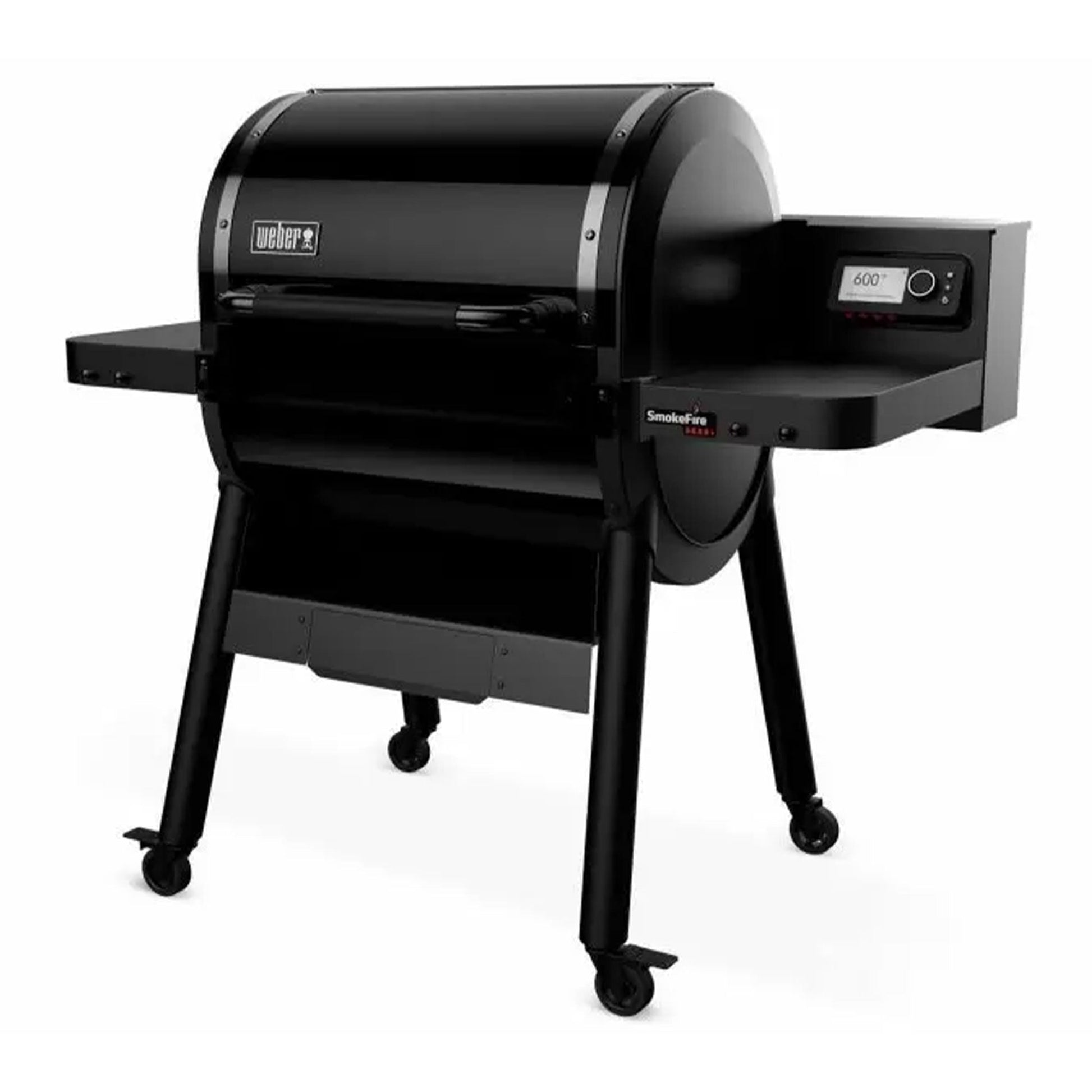 Weber SmokeFire Sear ELX4 Outdoor 24" Wood Fire Pellet Smart Smoker Grill, Black - Angler's Pro Tackle & Outdoors