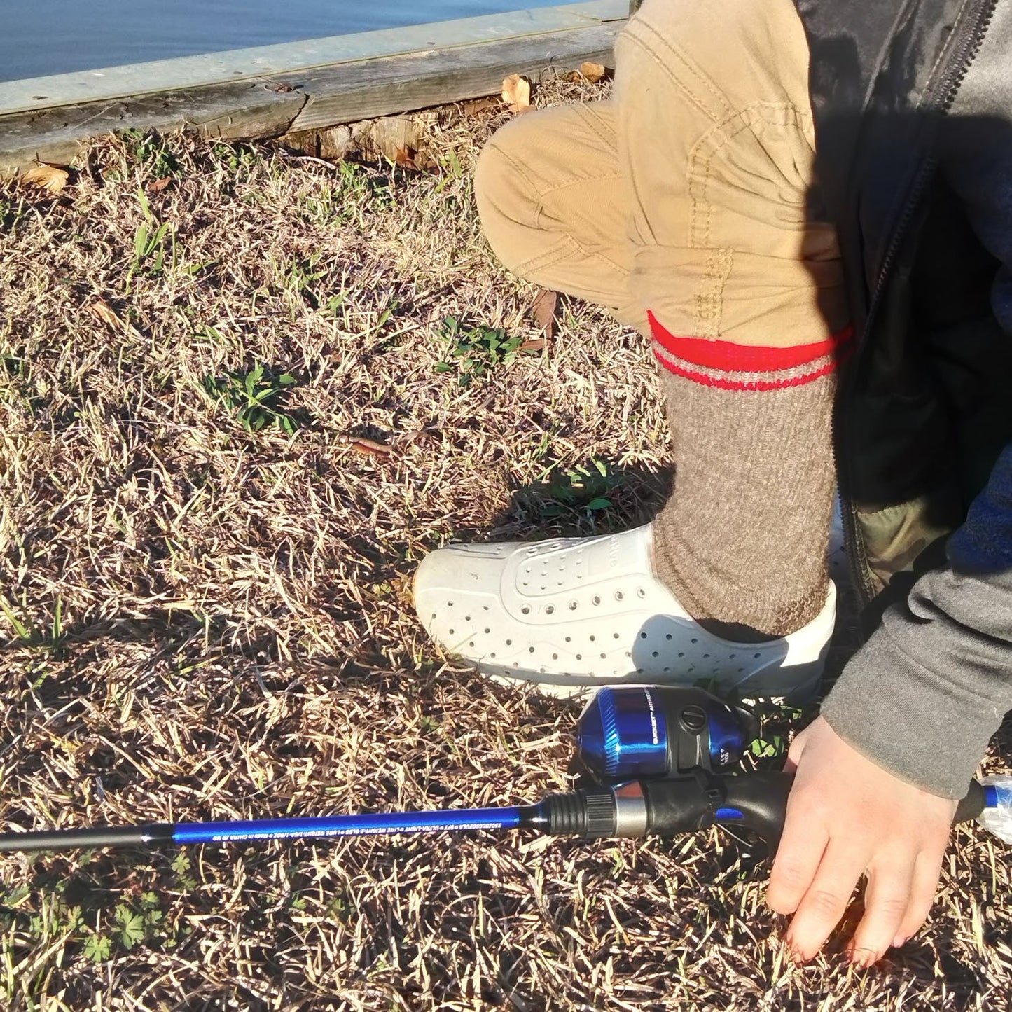 The Buffalo Wool Co. Red Dog Kids Trekker Jr. - Advantage Gear Boot Socks