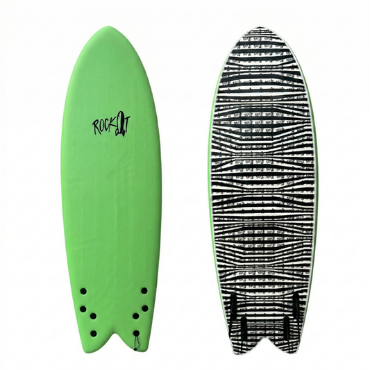 Rock-It Surf 5'8" Weird Al Quad Fish