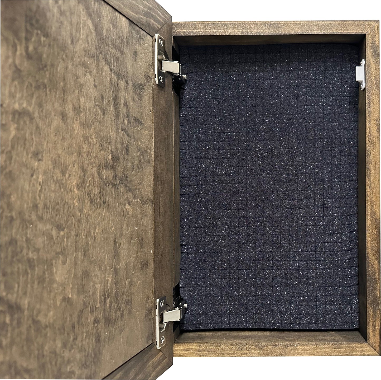 Bellewood Designs - Wooden Secure Gun Safe Welcome to our Home Wall Decor (Jacobean)