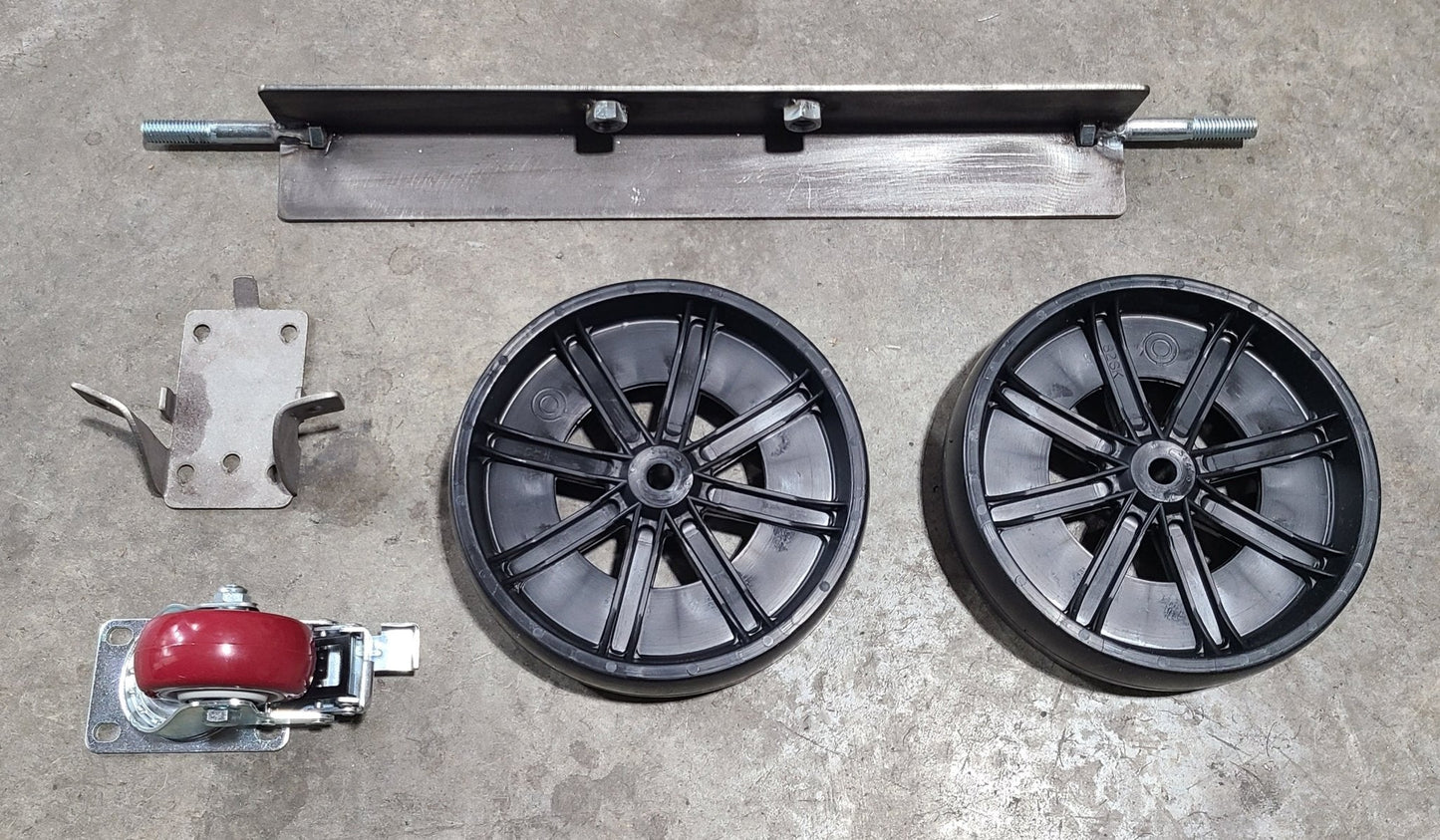 Hunsaker Vortex Smokers Wheel Kit for 55 Gallon Drum Smokers