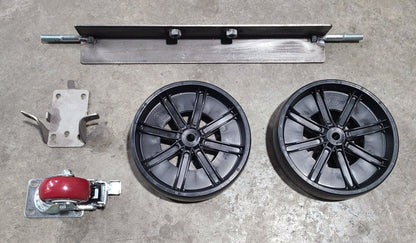 Hunsaker Vortex Smokers Wheel Kit for 55 Gallon Drum Smokers
