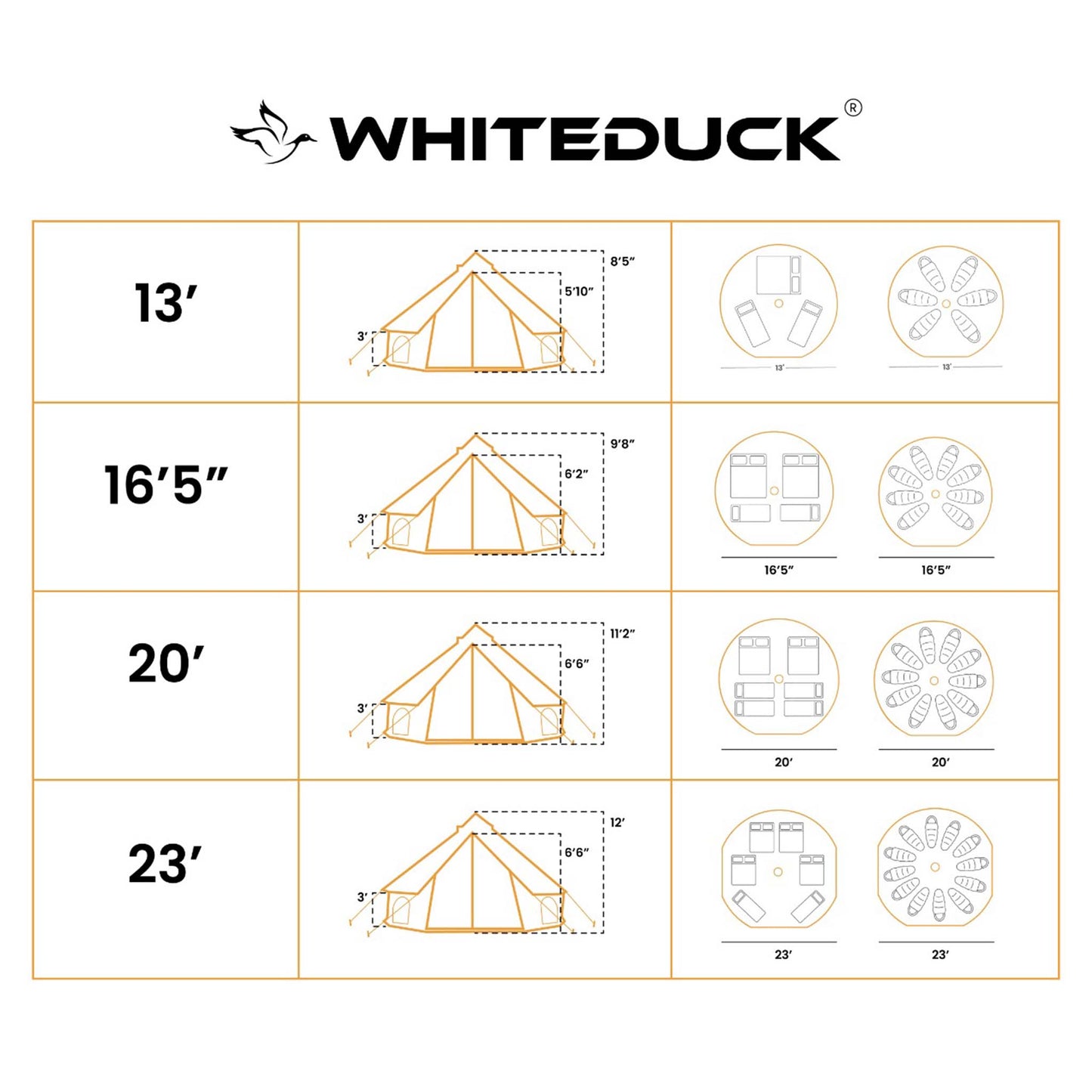 White Duck Outdoors - Avalon Bell Tent - Angler's Pro Tackle & Outdoors