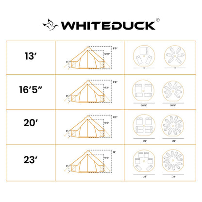 White Duck Outdoors - Avalon Bell Tent - Angler's Pro Tackle & Outdoors