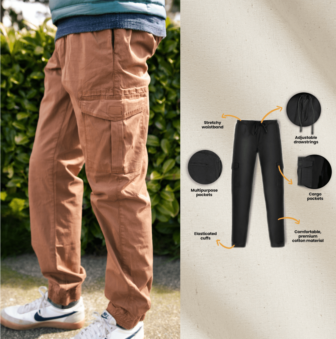 White Duck Outdoors - Cargo Stretch Jogger Pants - Angler's Pro Tackle & Outdoors