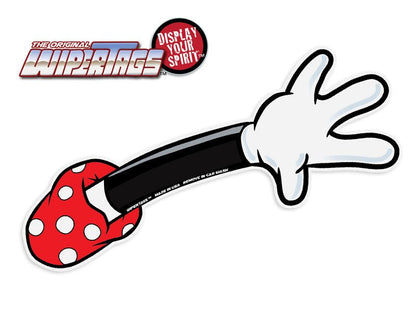 White Glove Wave Polka Dot WiperTags - Angler's Pro Tackle & Outdoors