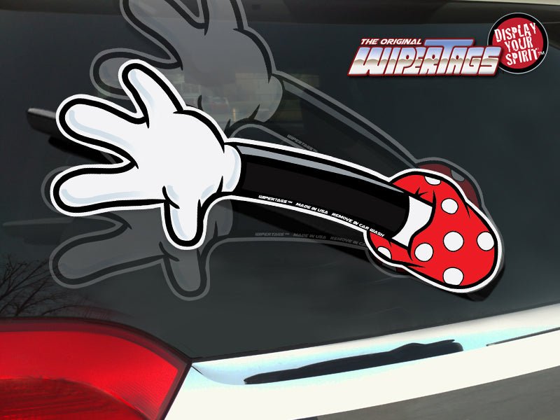 White Glove Wave Polka Dot WiperTags - Angler's Pro Tackle & Outdoors