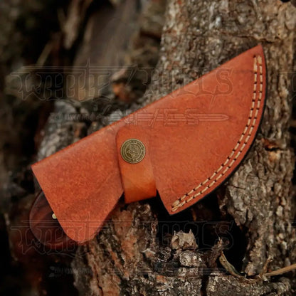 White Hills Knives 7” Handmade Damascus Steel Skinner Knife - Rosewood Handle - Full Tang - Angler's Pro Tackle & Outdoors