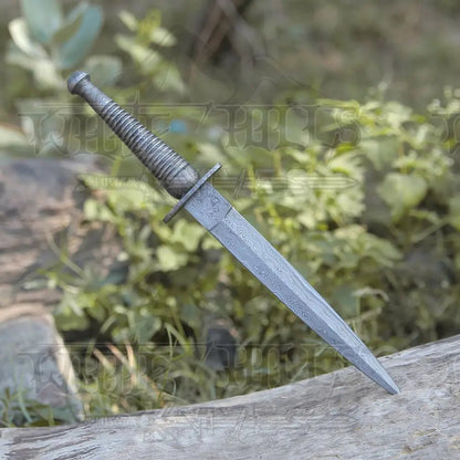 White Hills Knives CUSTOM HANDMADE DAMASCUS STEEL DAGGER KNIFE 11" FULL TANG - Angler's Pro Tackle & Outdoors