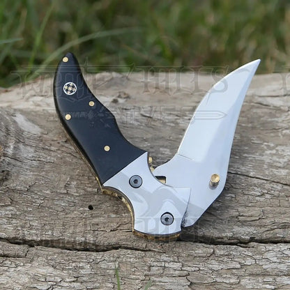 White Hills Knives Stainless Steel Folding Pocket Knife - Camping Pocket Knife - Angler's Pro Tackle & Outdoors