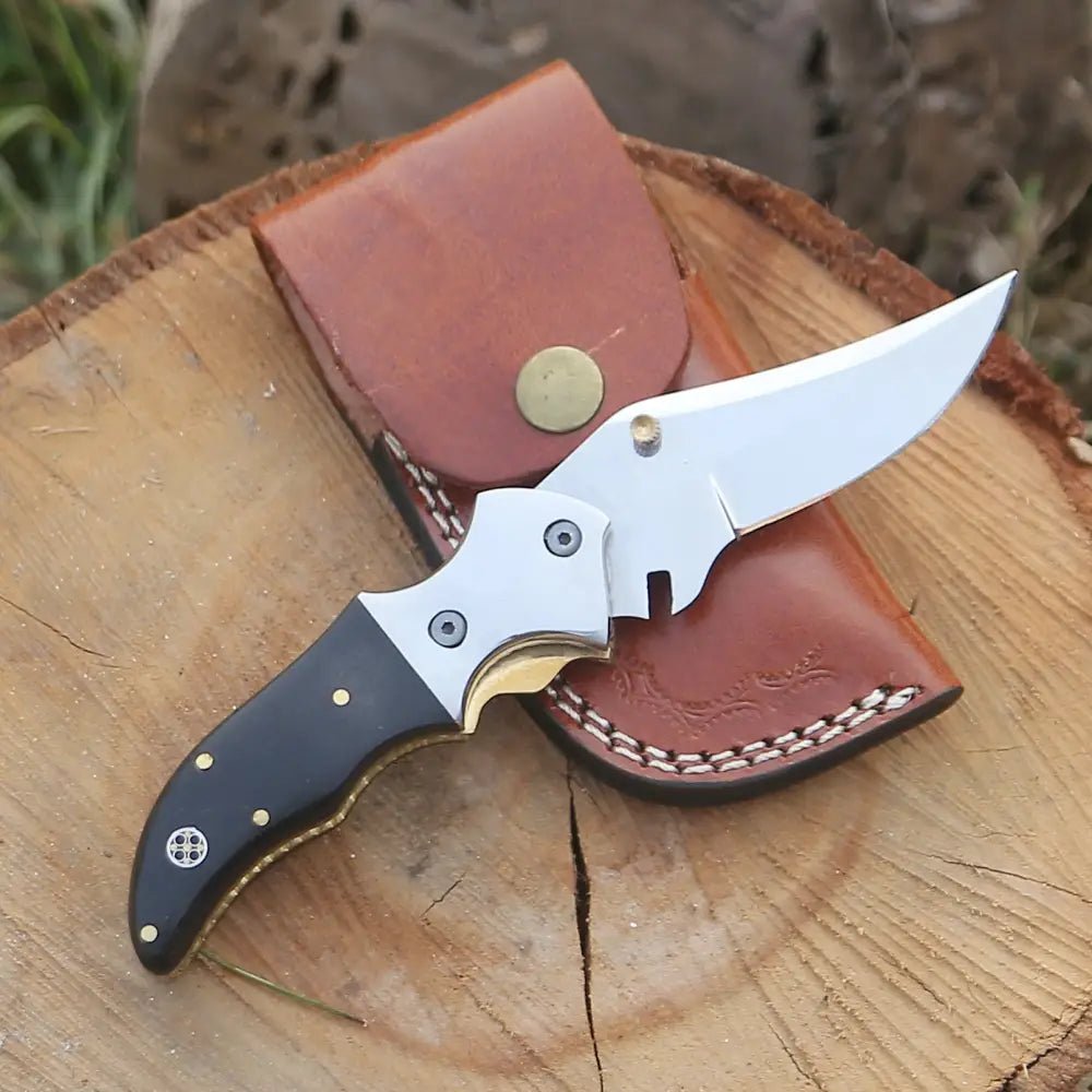 White Hills Knives Stainless Steel Folding Pocket Knife - Camping Pocket Knife - Angler's Pro Tackle & Outdoors