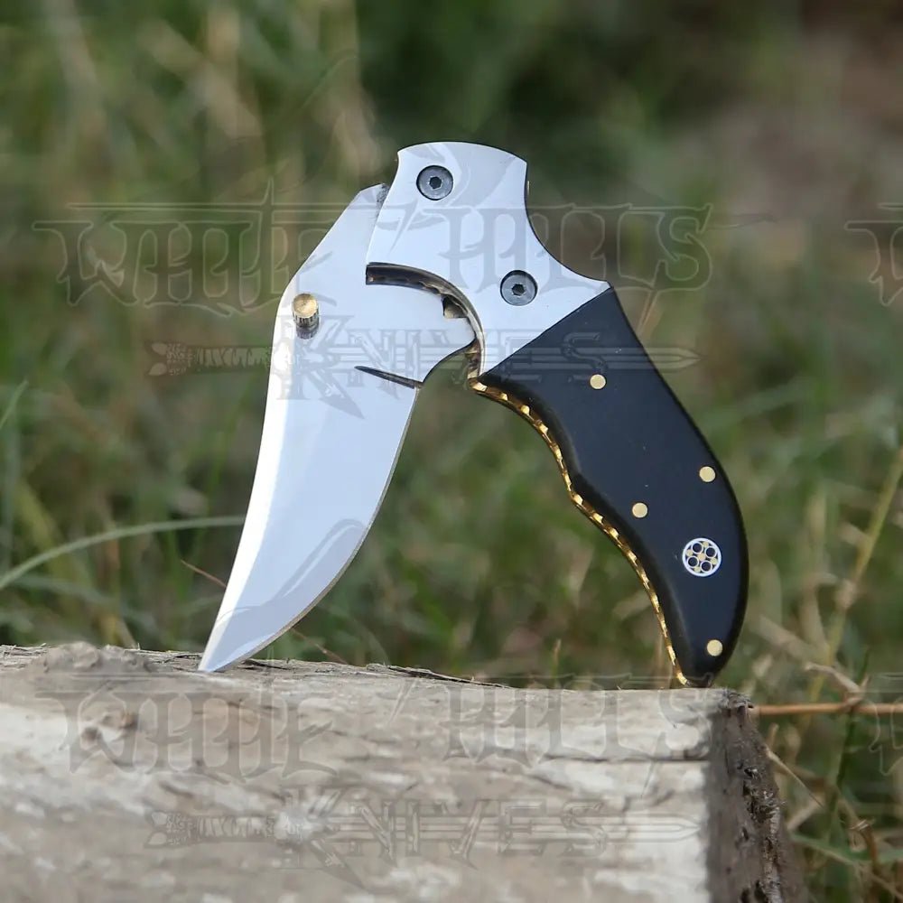 White Hills Knives Stainless Steel Folding Pocket Knife - Camping Pocket Knife - Angler's Pro Tackle & Outdoors