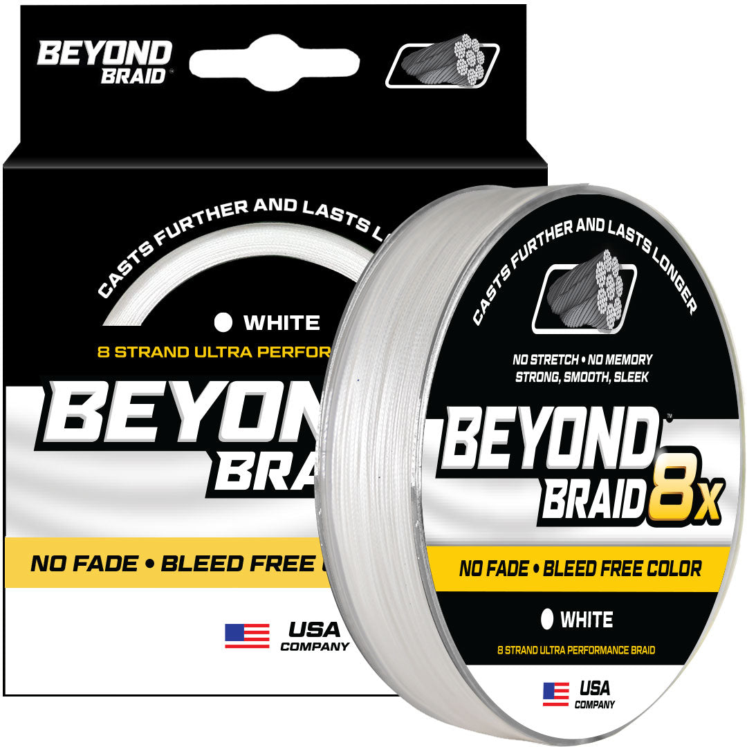 Beyond Braid - 8 Strand Braided Fishing Line Series - Super Sleek & Smooth Braided Fishing Line - High Performance Fishing Line For Saltwater & Freshwater