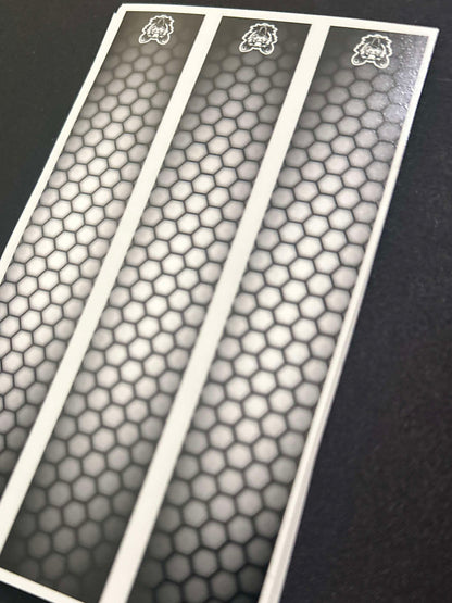 The Bowtique Black Drop Shadow Honeycomb Arrow Wraps