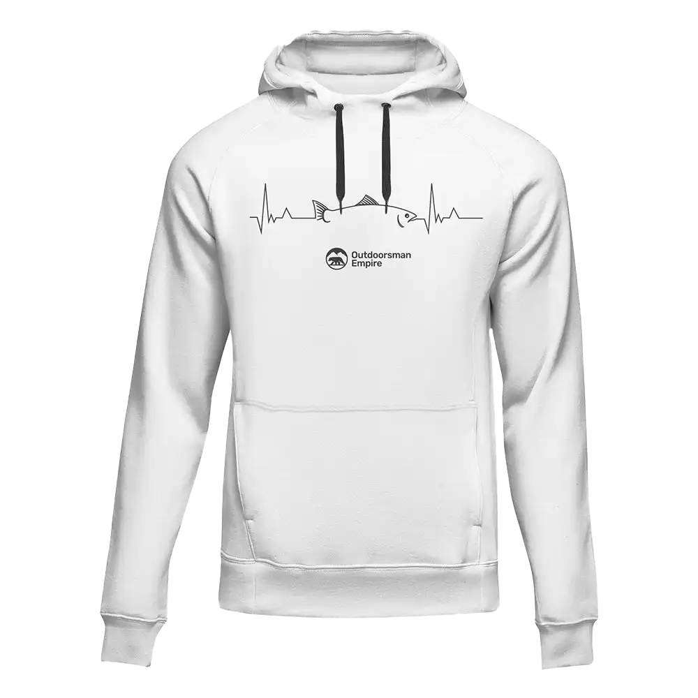 Outdoorzees Fishing Cardiogram Unisex Hoodie