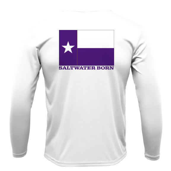 Saltwater Born Fort Worth Long Sleeve UPF 50+ Dry-Fit Shirt