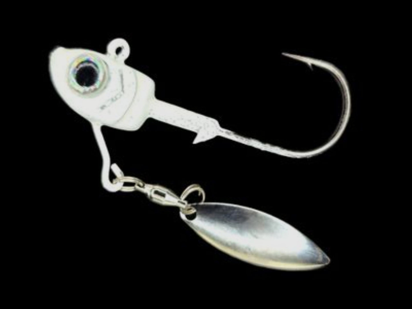Just Lures Fishing Underspin - White