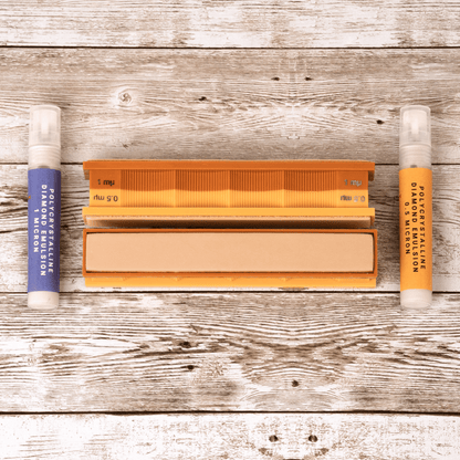 Wicked Edge 1/0.5 Micron Diamond Emulsion and Leather Strops Pack - Angler's Pro Tackle & Outdoors