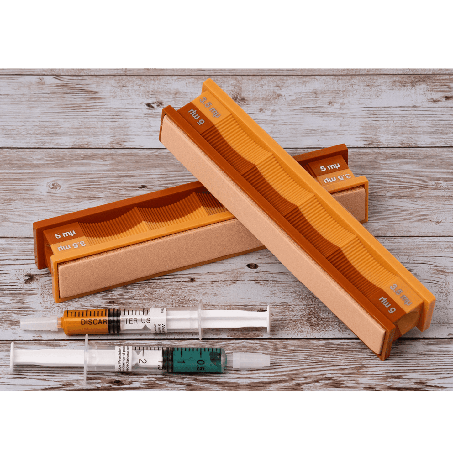 Wicked Edge 5/3.5 Micron Diamond and Leather Strops Pack - Angler's Pro Tackle & Outdoors