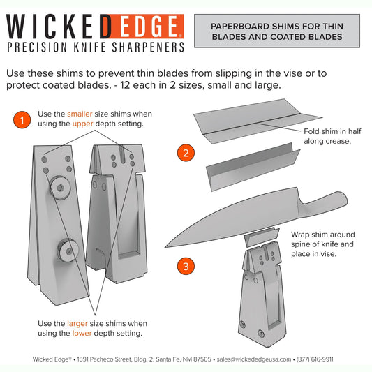 Wicked Edge Vise Shim Pack - Angler's Pro Tackle & Outdoors