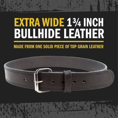 Relentless Tactical The Colossal Concealed Carry CCW Gun Belt - Black - 1 3/4 inch - Made in USA - Lifetime Warranty