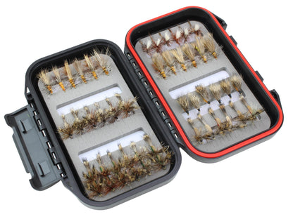 Wild Water Attractor/Trout Stimulator Fly Assortment, 42 Flies with Small Fly Box - Angler's Pro Tackle & Outdoors