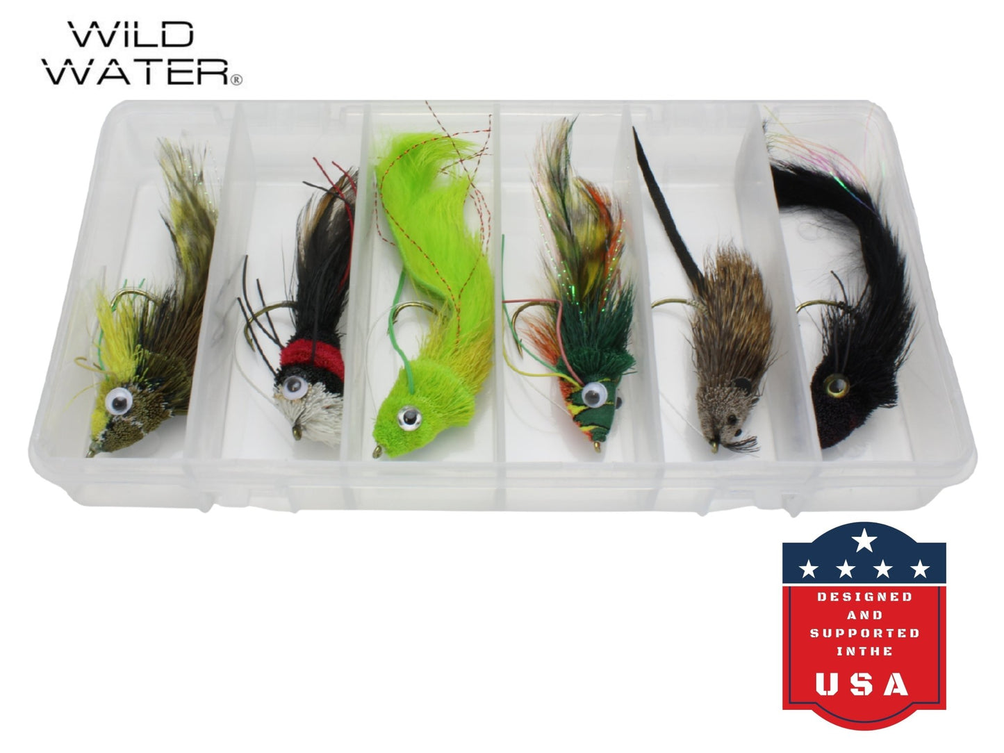 Wild Water Bass/Pike Top Water Deer Hair Fly Assortment - Angler's Pro Tackle & Outdoors