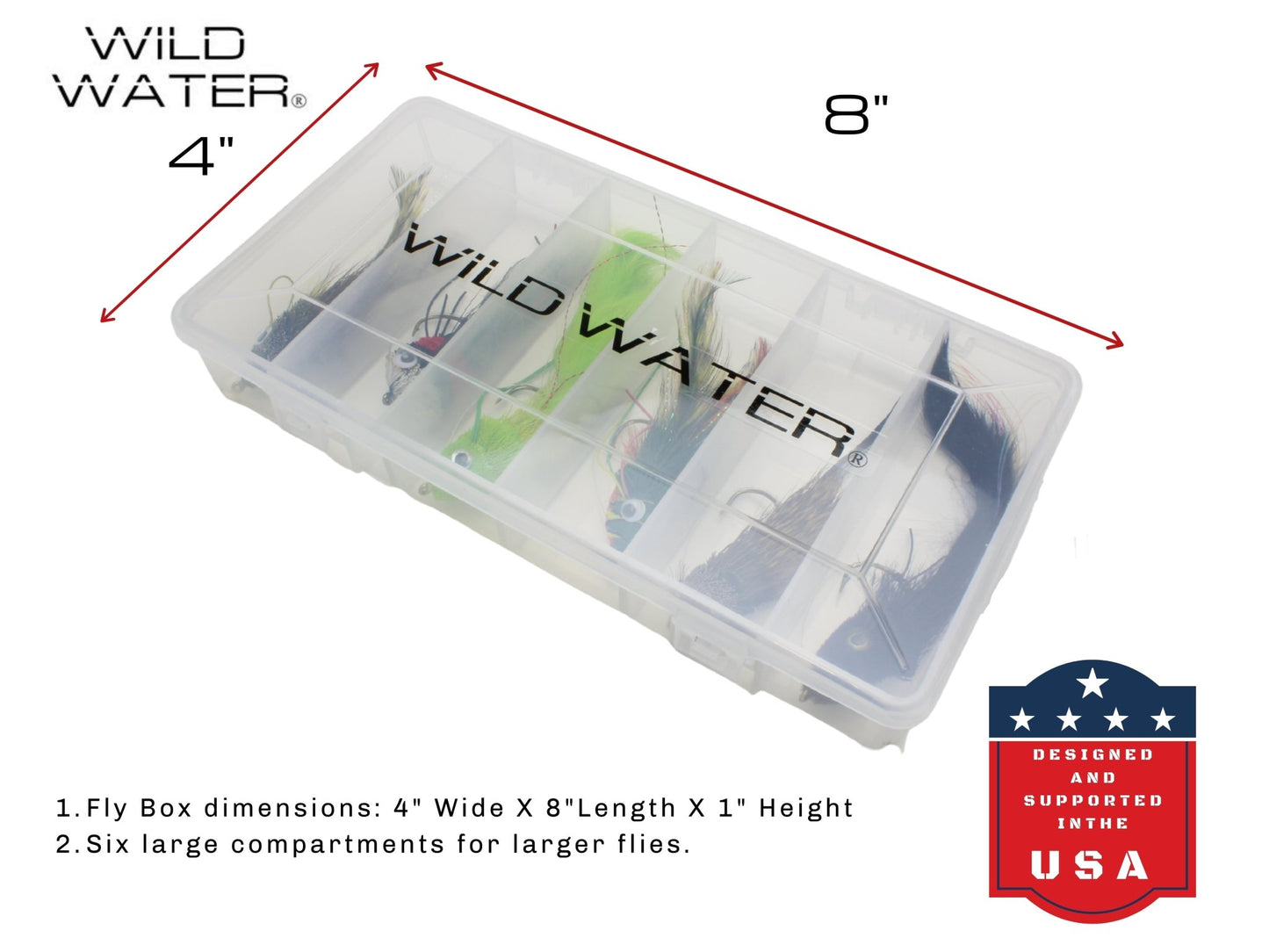 Wild Water Bass/Pike Top Water Deer Hair Fly Assortment - Angler's Pro Tackle & Outdoors