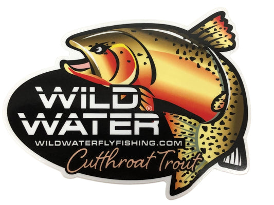 Wild Water Cutthroat Trout Sticker - Angler's Pro Tackle & Outdoors