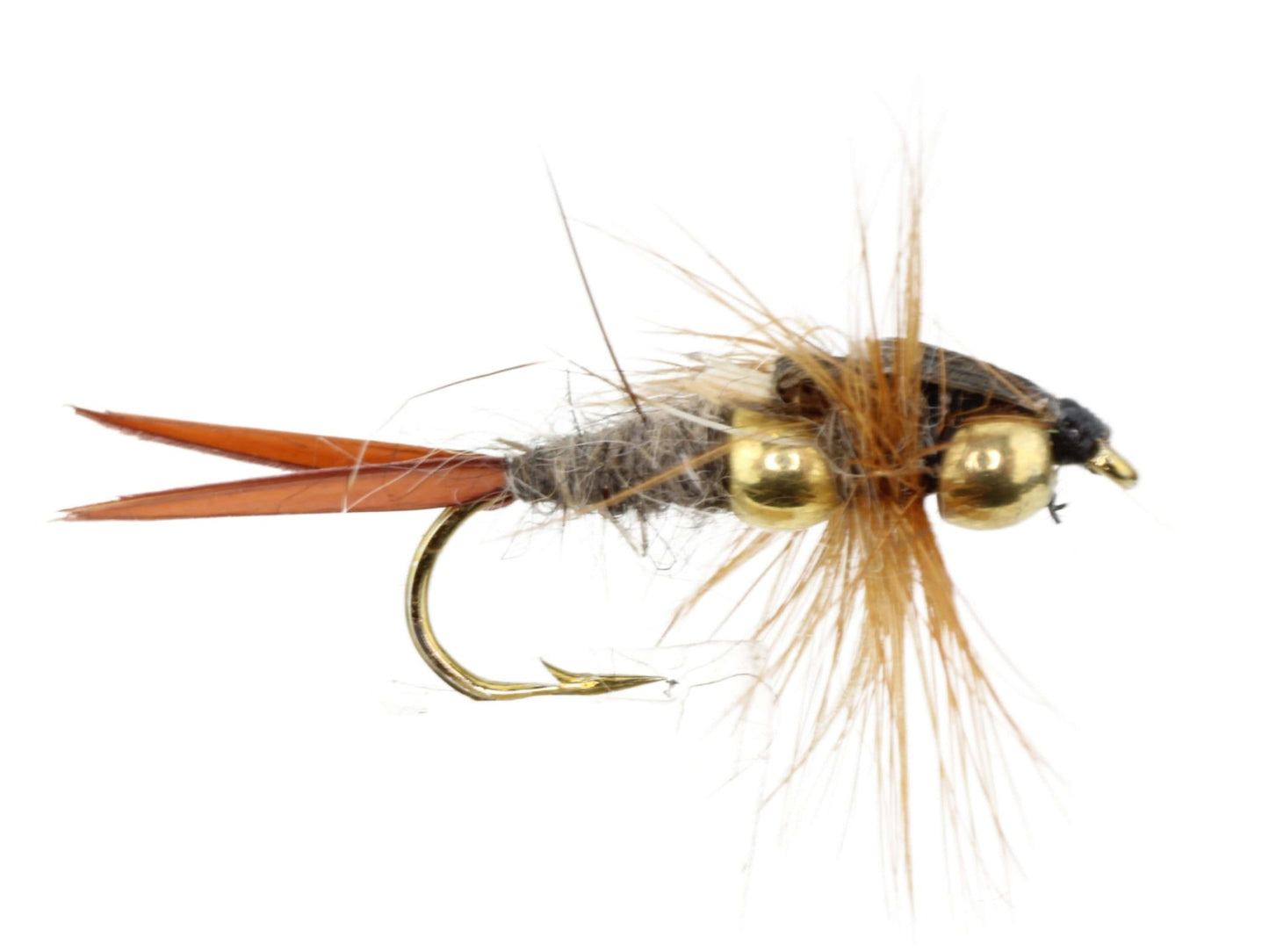 Wild Water Fly Fishing Beaded Brown Stonefly, size 12, qty. 6 - Angler's Pro Tackle & Outdoors