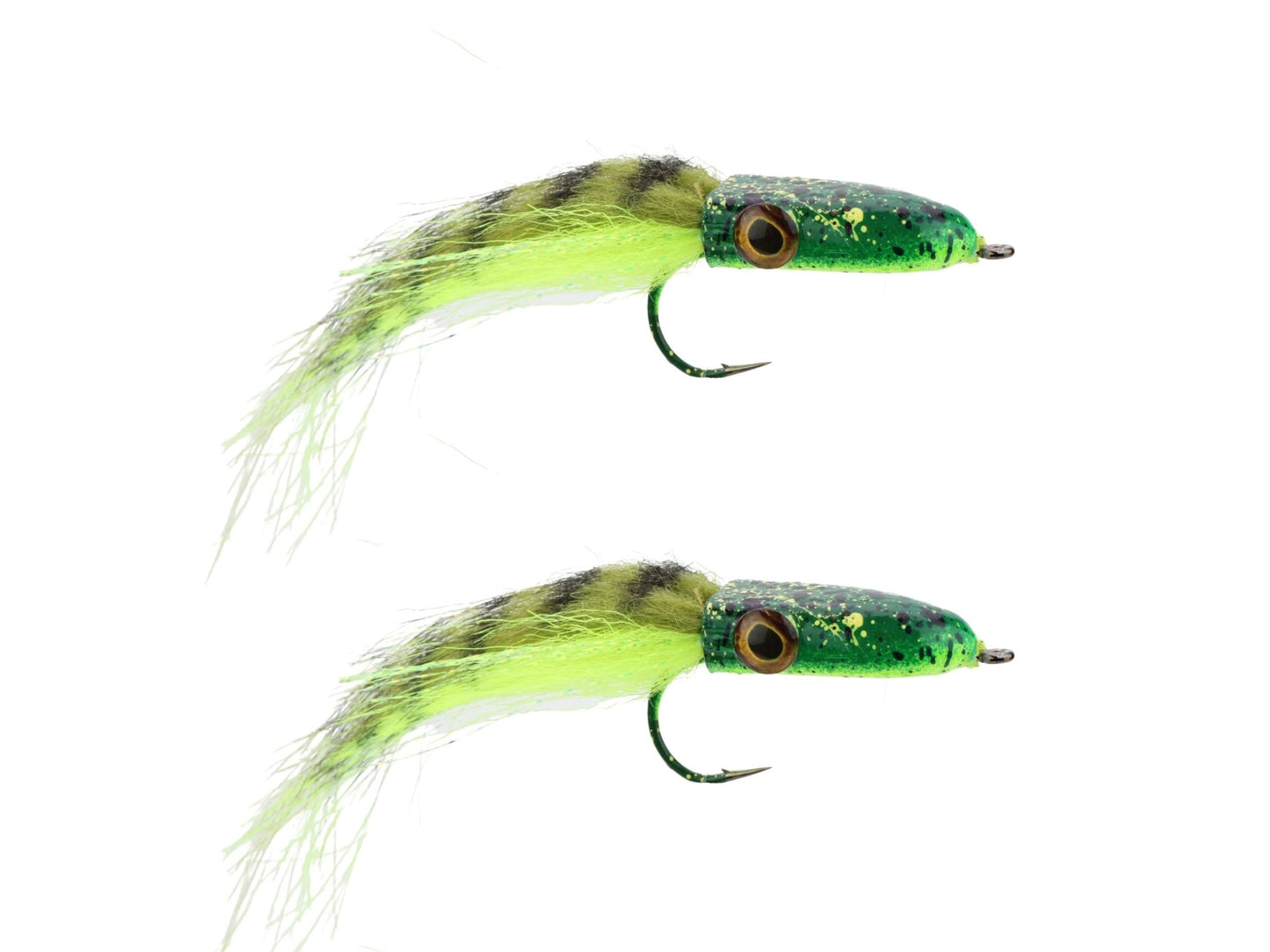 Wild Water Fly Fishing Camo Frog Pattern Snake Head Popper, Size 2/0, Qty. 2 - Angler's Pro Tackle & Outdoors