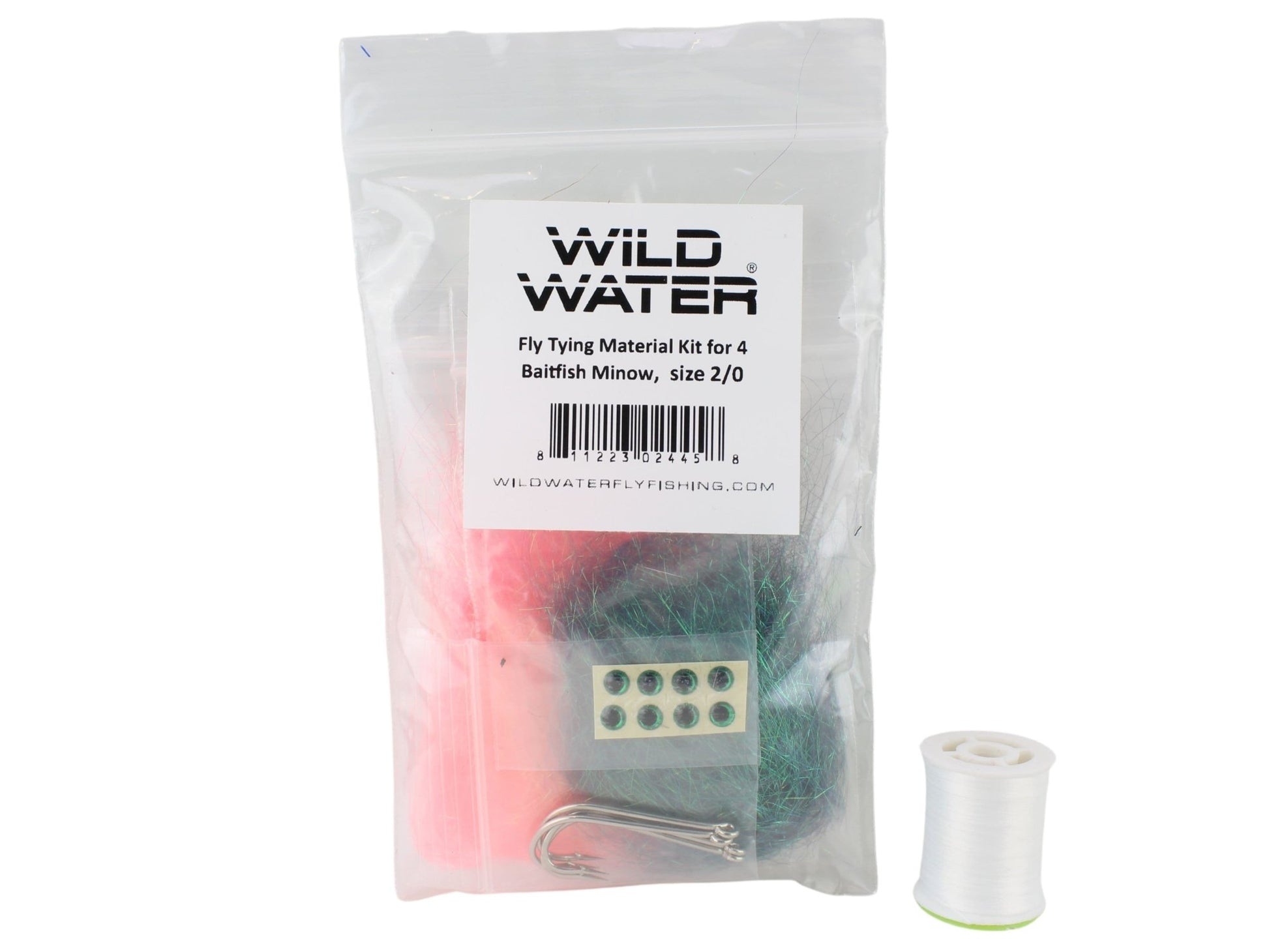 Wild Water Fly Fishing Fly Tying Material Kit, Baitfish Minnow - Angler's Pro Tackle & Outdoors