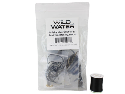 Wild Water Fly Fishing Fly Tying Material Kit, Bead Head Stonefly - Angler's Pro Tackle & Outdoors