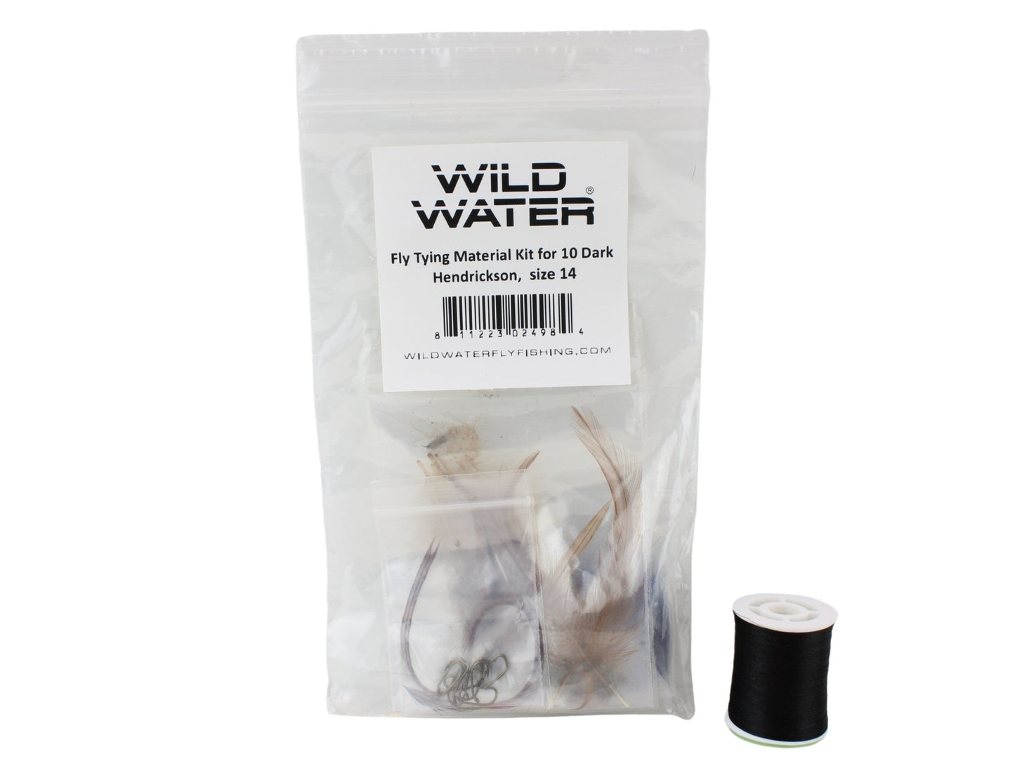 Wild Water Fly Fishing Fly Tying Material Kit, Dark Hendrickson - Angler's Pro Tackle & Outdoors