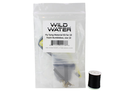 Wild Water Fly Fishing Fly Tying Material Kit, Foam Bumblebee - Angler's Pro Tackle & Outdoors