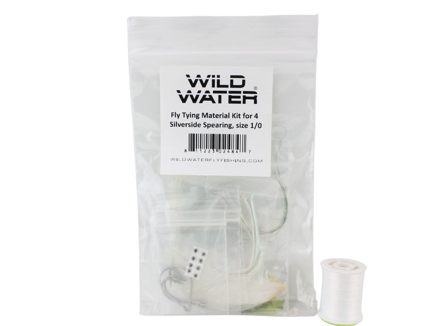 Wild Water Fly Fishing Fly Tying Material Kit, Silverside Spearing - Angler's Pro Tackle & Outdoors