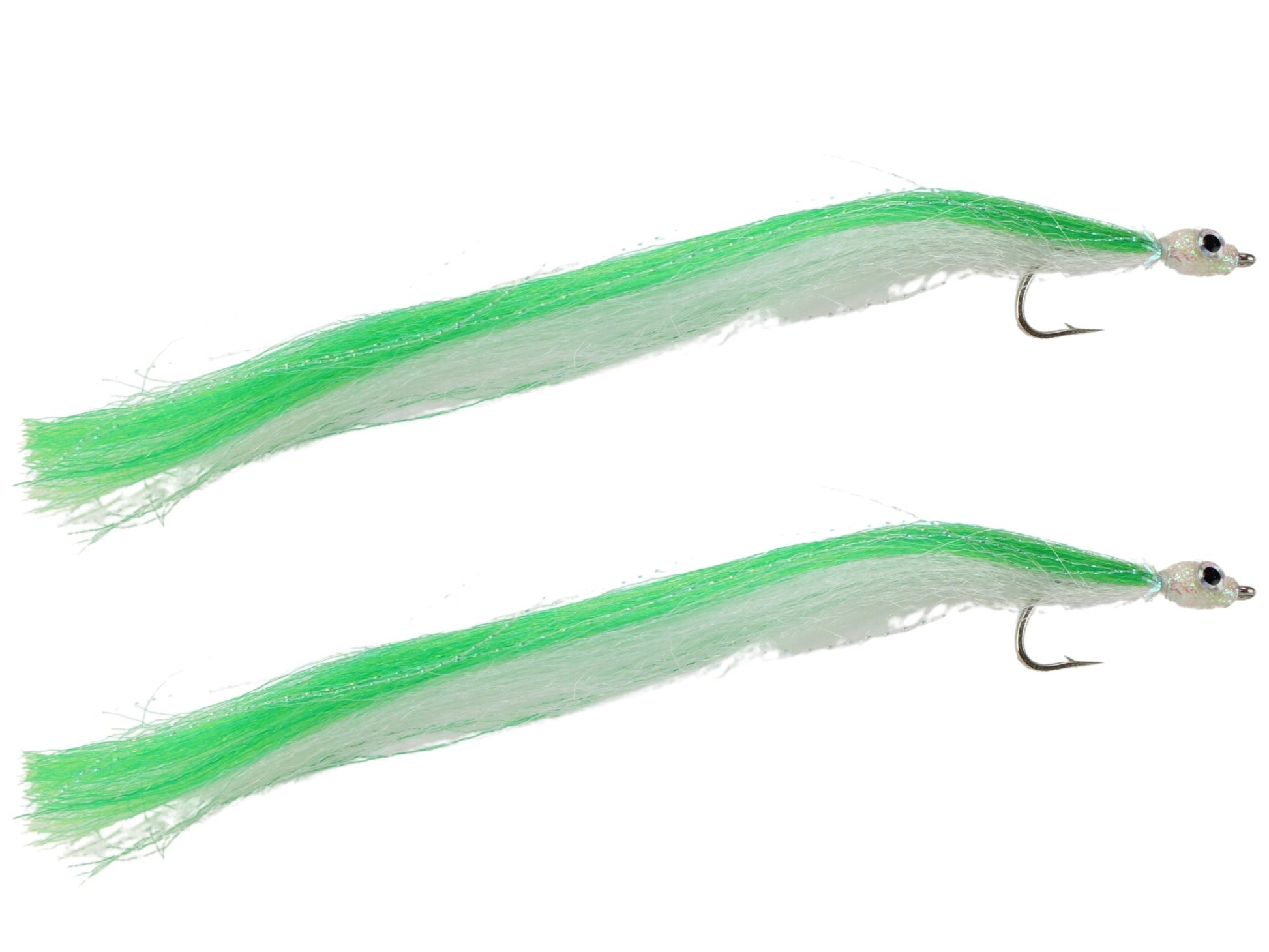 Wild Water Fly Fishing Green Long Tail Candy Eel, Size 1/0, Qty. 3 - Angler's Pro Tackle & Outdoors