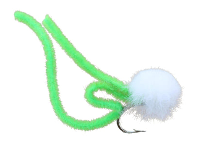 Wild Water Fly Fishing Lime Eggi Juan, Size 12, Qty. 6 - Angler's Pro Tackle & Outdoors