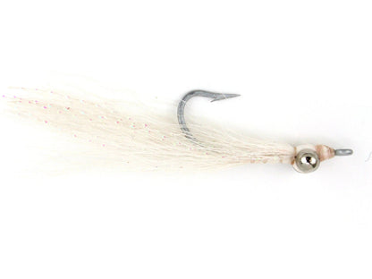 Wild Water Fly Fishing White Sea Trout Heavy Clouser Deep Diving Minnow, Size 2, Qty. 3 - Angler's Pro Tackle & Outdoors