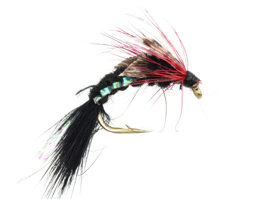 Wild Water Fly Fishing Woven Black Caddis, Size 10, Qty. 6 - Angler's Pro Tackle & Outdoors