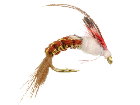 Wild Water Fly Fishing Woven Brown Caddis, Size 10, Qty. 6 - Angler's Pro Tackle & Outdoors