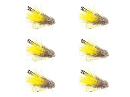 Wild Water Fly Fishing Yellow Marabou Muddler Minnow, Size 8, Qty. 6 - Angler's Pro Tackle & Outdoors