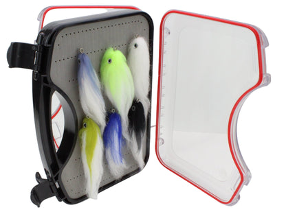 Wild Water Large Fly Assortment, 12 Flies with Wild Water's Small Fly Suitcase - Angler's Pro Tackle & Outdoors