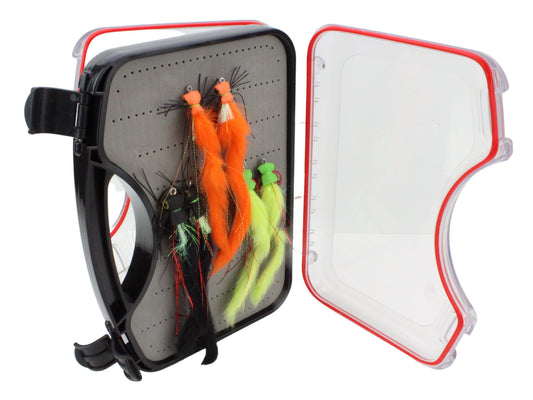 Wild Water Large Foam Popper Assortment, 12 Flies with Wild Water's Small Fly Suitcase - Angler's Pro Tackle & Outdoors