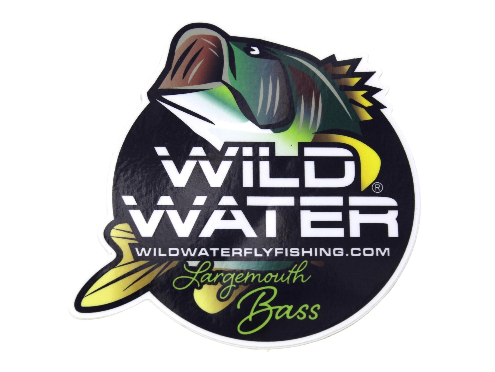 Wild Water Largemouth Bass Sticker - Angler's Pro Tackle & Outdoors