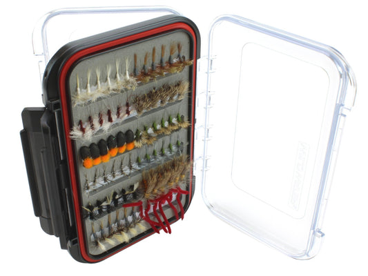 Wild Water Most Popular Flies Mega Assortment, 120 Flies with Large Fly Box - Angler's Pro Tackle & Outdoors