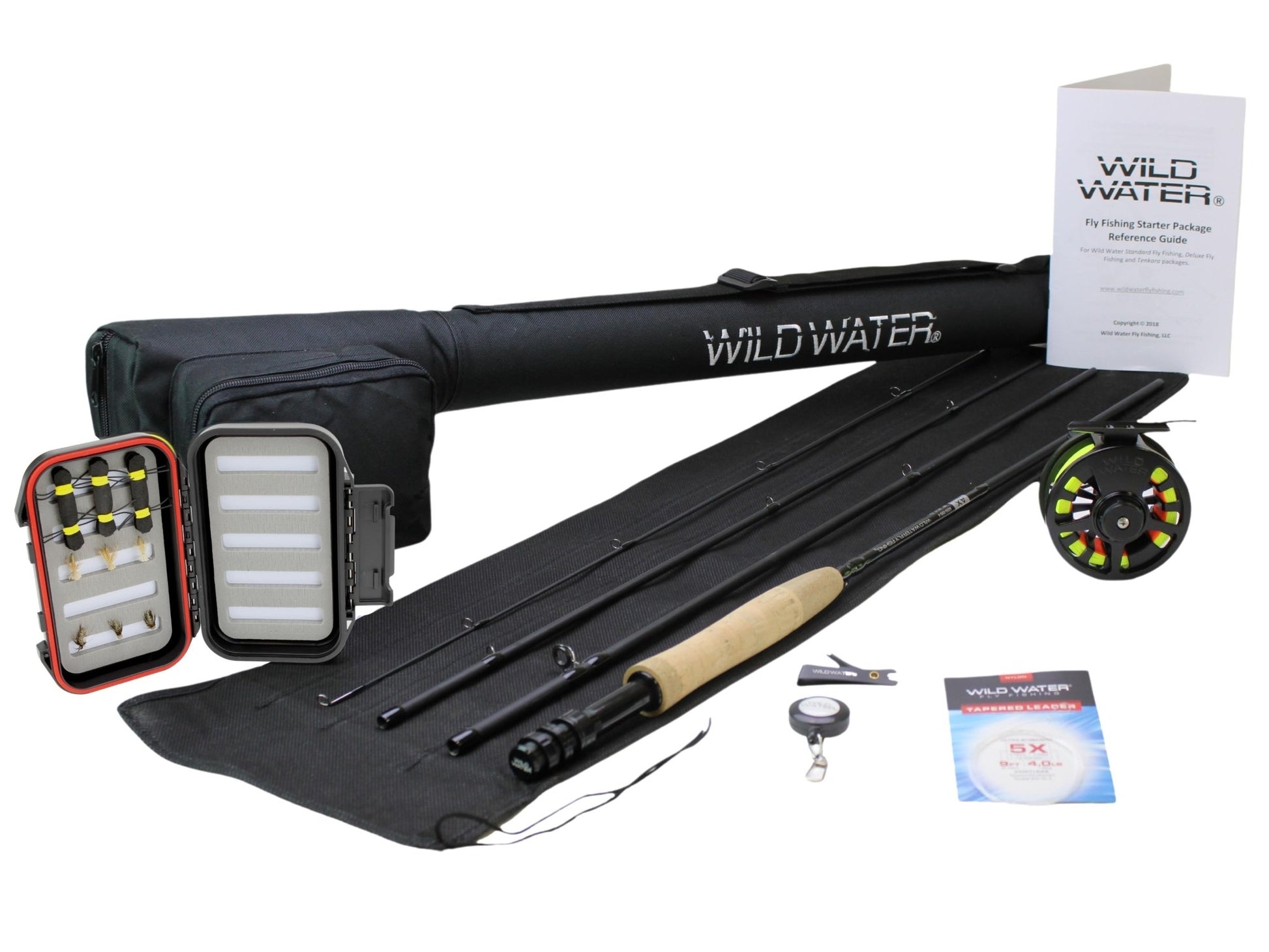 Wild Water Standard Fly Fishing Combo, 5 wt 8 ft 4 piece Rod - Angler's Pro Tackle & Outdoors